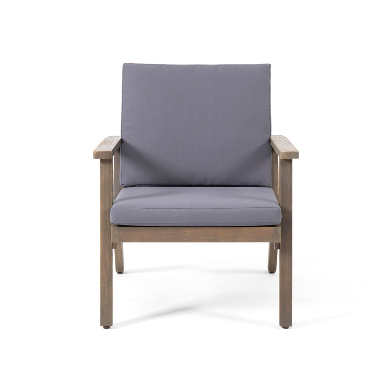 Outdoor Club Chair With Cushion - R&R Furniture Gallery (Fountain Valley, CA)