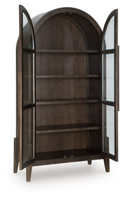 Benhall - Accent Cabinet - Dark Brown - R&R Furniture Gallery (Fountain Valley, CA)