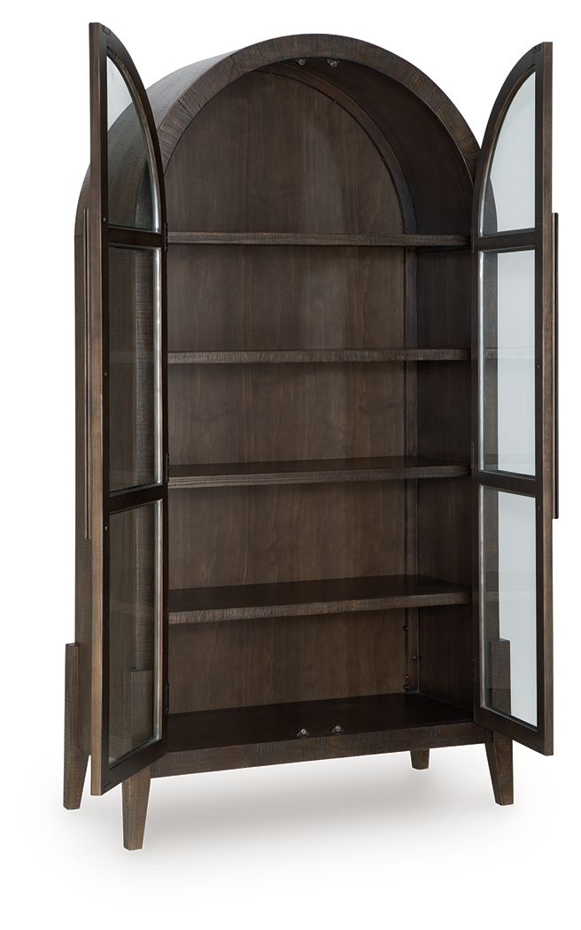 Benhall - Accent Cabinet - Dark Brown - R&R Furniture Gallery (Fountain Valley, CA)