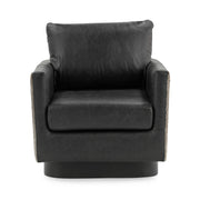 Lathe - Leather/Hide Accent Chair - R&R Furniture Gallery (Fountain Valley, CA)