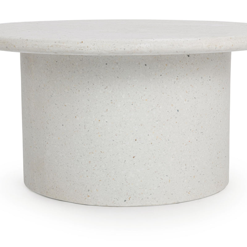 Nysa - Outdoor Round End Table - R&R Furniture Gallery (Fountain Valley, CA)