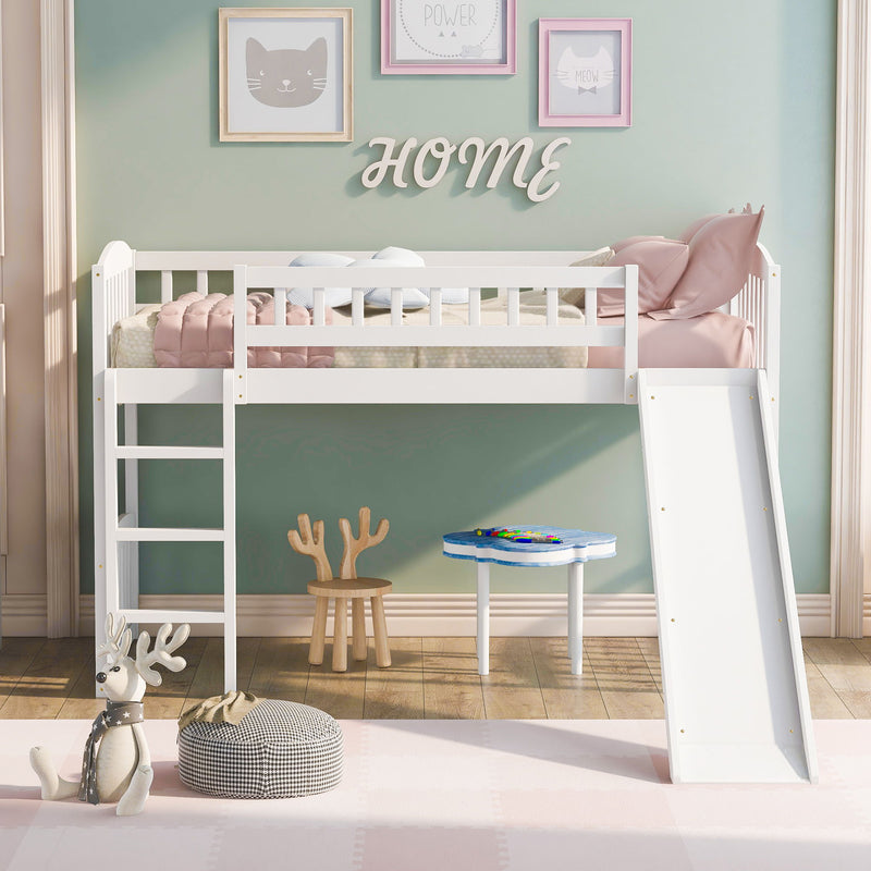Loft Bed With Slide And Ladder - R&R Furniture Gallery (Fountain Valley, CA)