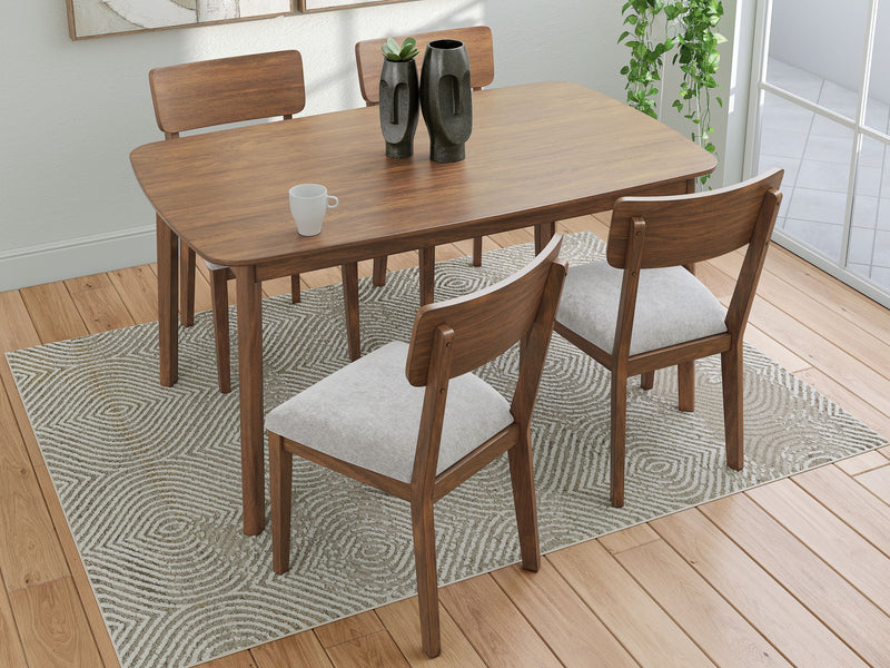 Tameride - Dining Room Table Set (Set of 5) - Brown - R&R Furniture Gallery (Fountain Valley, CA)