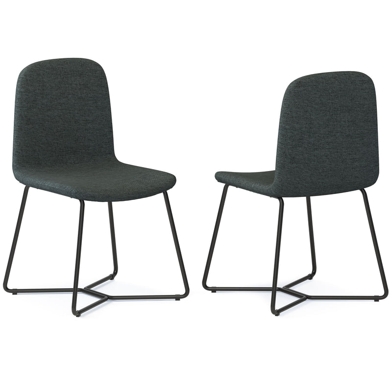 Wilcox - Dining Chair (Set of 2) - Charcoal Gray - R&R Furniture Gallery (Fountain Valley, CA)