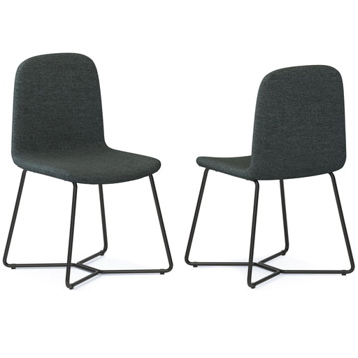 Wilcox - Dining Chair (Set of 2) - Charcoal Gray - R&R Furniture Gallery (Fountain Valley, CA)