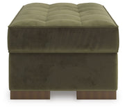 Caspian-Town - Oversized Accent Ottoman - Olive - R&R Furniture Gallery (Fountain Valley, CA)