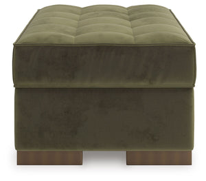 Caspian-Town - Oversized Accent Ottoman - Olive - R&R Furniture Gallery (Fountain Valley, CA)