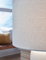 Lemrich - Ceramic Table Lamp  - White - R&R Furniture Gallery (Fountain Valley, CA)