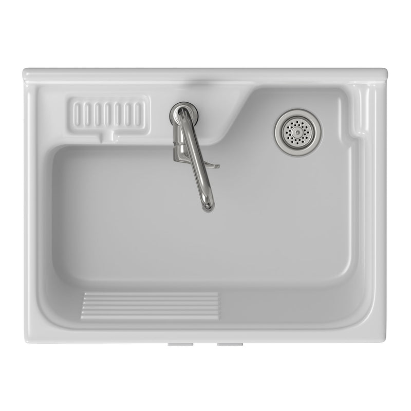 Murphy - Laundry Cabinet & Faucet And Stainless Steel Sink - R&R Furniture Gallery (Fountain Valley, CA)