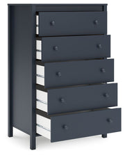 Simmenfort - Five Drawer Chest - Navy Blue - R&R Furniture Gallery (Fountain Valley, CA)
