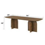 Delmon - Dining Table - Dark Walnut - R&R Furniture Gallery (Fountain Valley, CA)