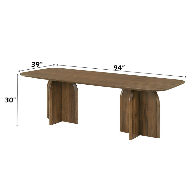 Delmon - Dining Table - Dark Walnut - R&R Furniture Gallery (Fountain Valley, CA)