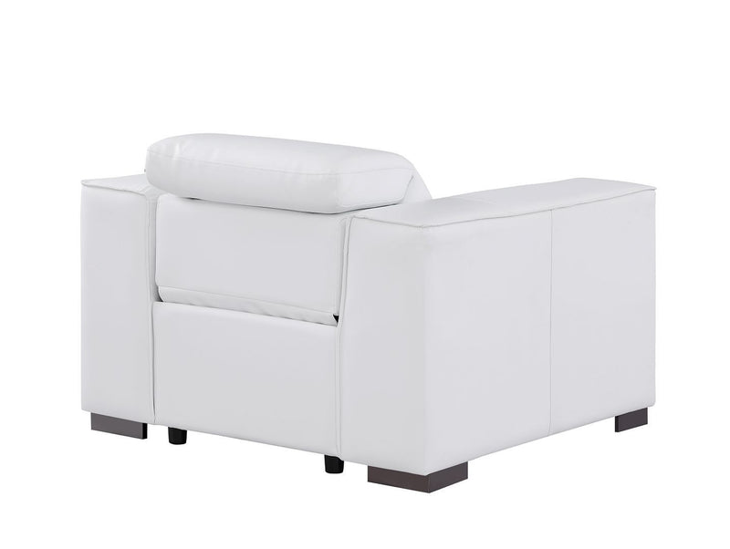 1208 - Leather Power Reclining Chair With Power Headrest