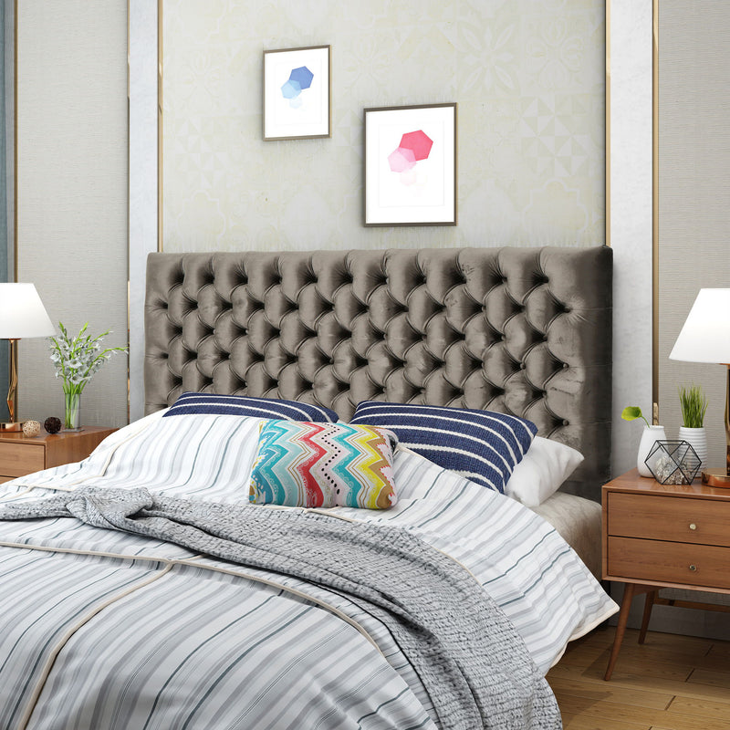 Annecy - Contemporary Upholstered Headboard - R&R Furniture Gallery (Fountain Valley, CA)