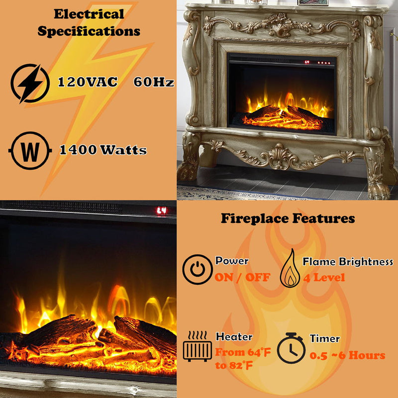 Dresden - Fireplace - R&R Furniture Gallery (Fountain Valley, CA)