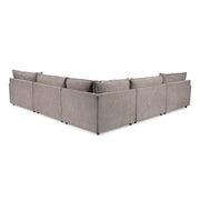 Caplan - 6 Piece Modular Sectional With Ottoman - R&R Furniture Gallery (Fountain Valley, CA)