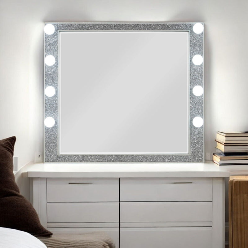 Sliverfluff - Mirror With Light - Mirrored & Champagne - R&R Furniture Gallery (Fountain Valley, CA)