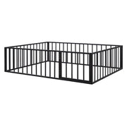 Metal Floor Bed Frame With Fence And Door - R&R Furniture Gallery (Fountain Valley, CA)