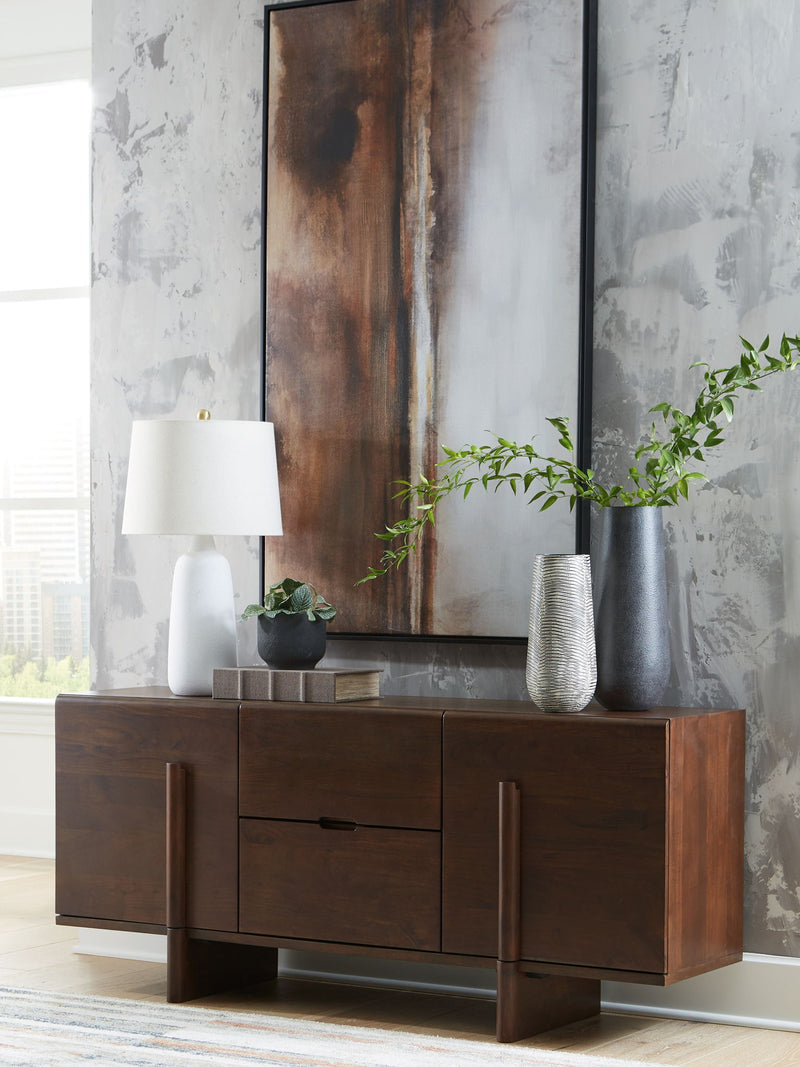Kydler - Accent Cabinet - Medium Brown - R&R Furniture Gallery (Fountain Valley, CA)
