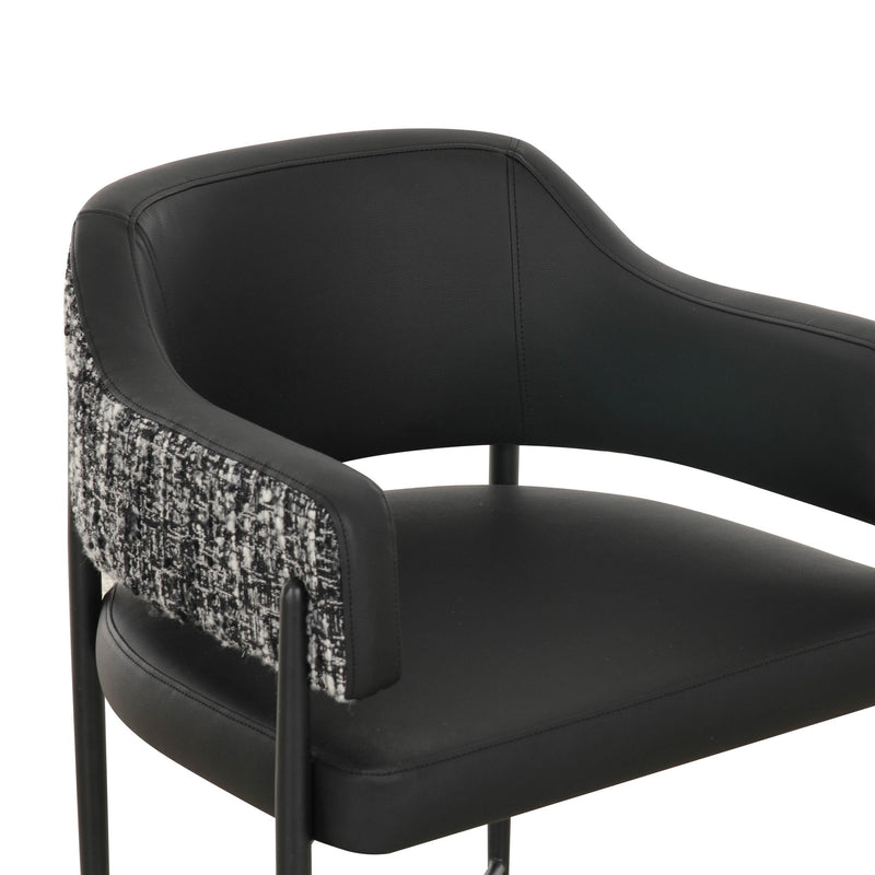 Sezanne - Vegan Leather 2-Tone Dining Chair - R&R Furniture Gallery (Fountain Valley, CA)
