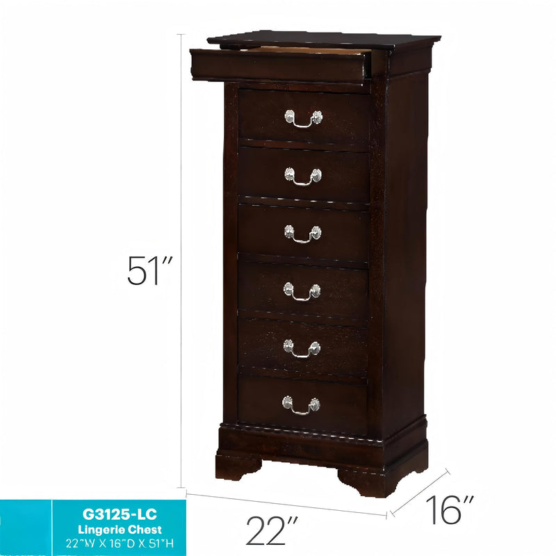 Traditional Style Lingerie Storage Chest Timeless - R&R Furniture Gallery (Fountain Valley, CA)