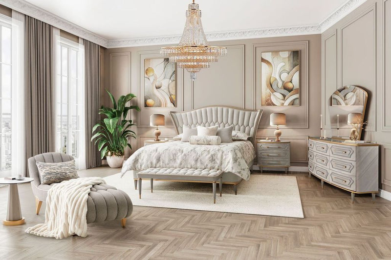 St. Charles - Upholstered Bed - R&R Furniture Gallery (Fountain Valley, CA)