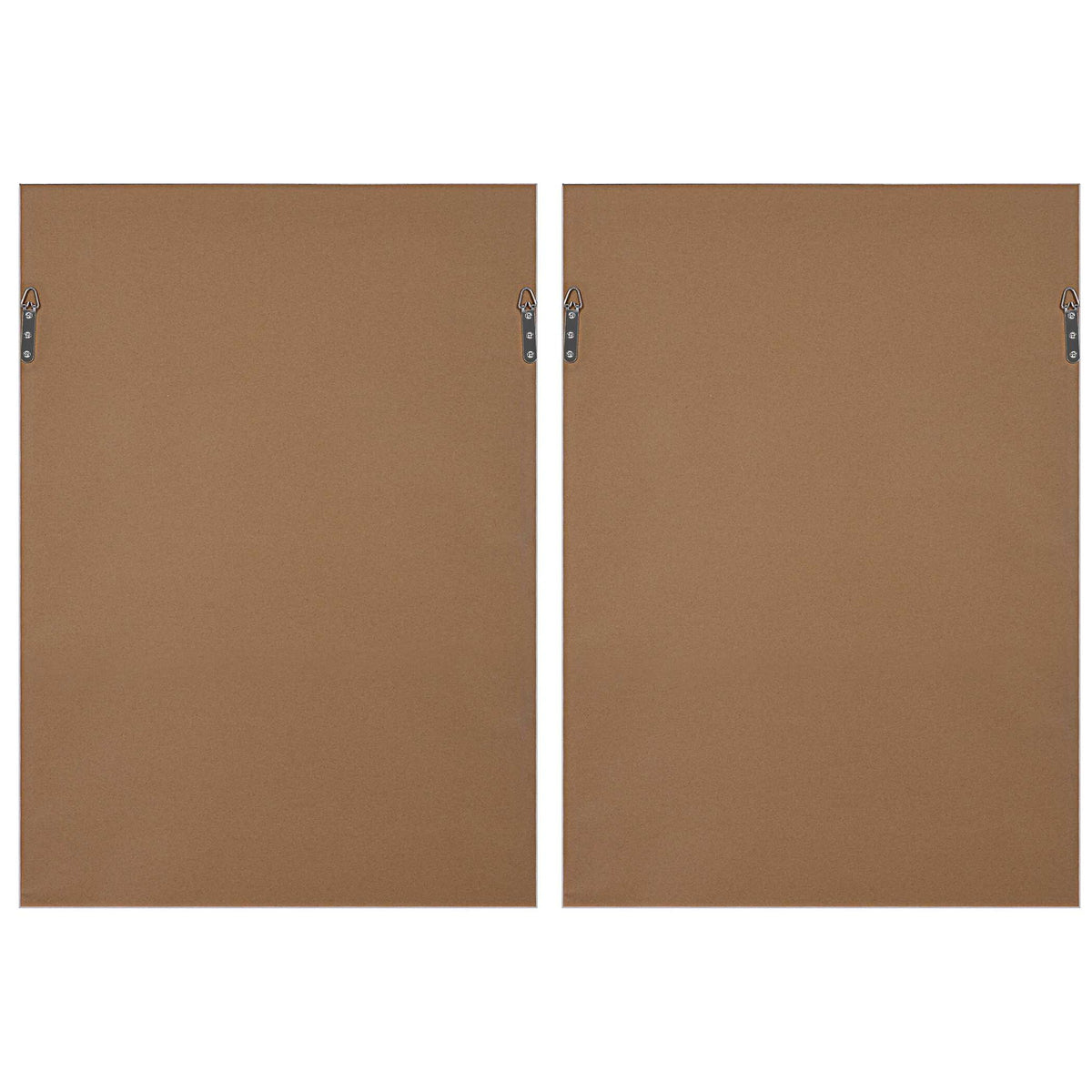 Plunging Pastels - Framed Prints (Set of 2) - Black / Brown / Gray