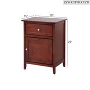 1 Drawer / 1 Door Nightstand - R&R Furniture Gallery (Fountain Valley, CA)