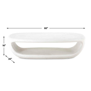 Leyton - Outdoor Coffee Table - White
