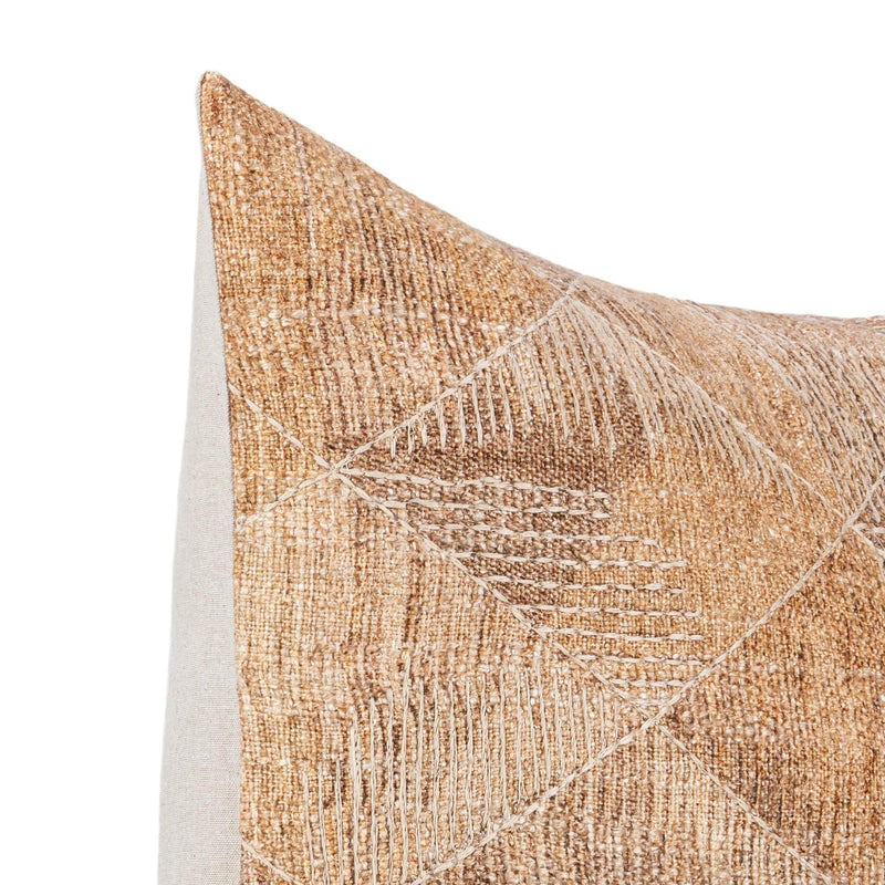 Lineage - Rev 22" x 22"Pillow - Caramel - R&R Furniture Gallery (Fountain Valley, CA)