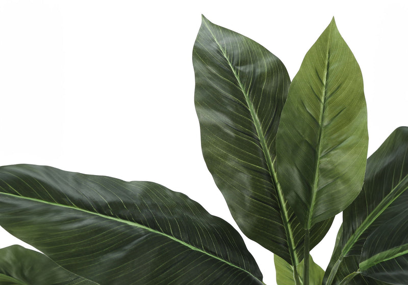 42" Tall, Artificial Plant, Evergreen Tree, Indoor, Faux, Fake, Floor, Greenery, Potted, Decorative - Green / Black - R&R Furniture Gallery (Fountain Valley, CA)