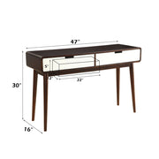 Christa - Sofa Table - White & Espresso - R&R Furniture Gallery (Fountain Valley, CA)