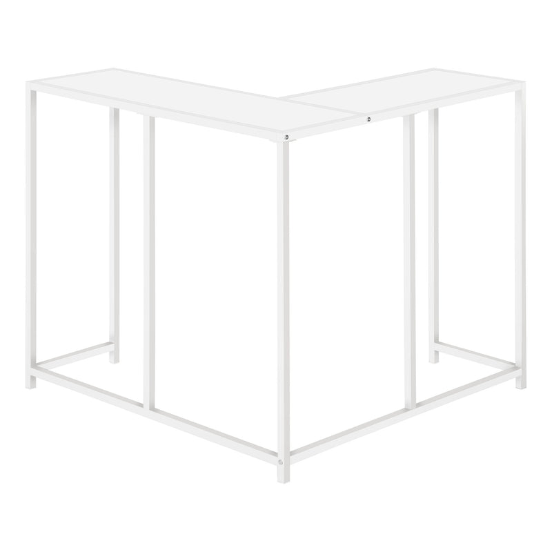 Corner Accent Console Table For Entryway, Unique L-Shaped Design - R&R Furniture Gallery (Fountain Valley, CA)