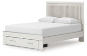 Zuraleus - Upholstered Panel Platform Storage Bed - R&R Furniture Gallery (Fountain Valley, CA)