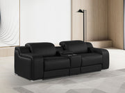 1116 - 3-Piece Modular Power Reclining Console Loveseat In With 2 Power Recliners & Power Headrests - R&R Furniture Gallery (Fountain Valley, CA)