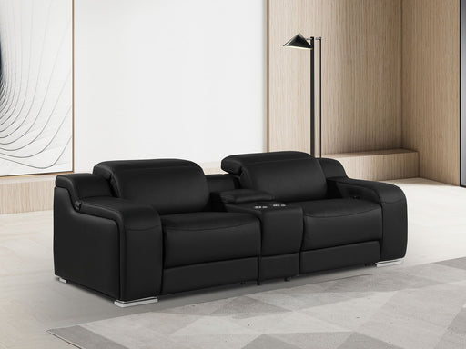 1116 - 3-Piece Modular Power Reclining Console Loveseat In With 2 Power Recliners & Power Headrests - R&R Furniture Gallery (Fountain Valley, CA)