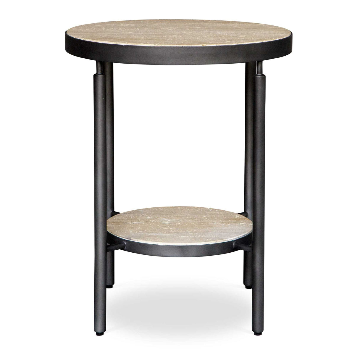 Dauntless - Side Table - Travertine