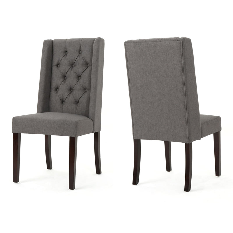 Sophisticated Tufted Dining Chair With High Back Design - R&R Furniture Gallery (Fountain Valley, CA)