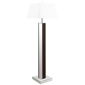 Echolls - Lamp With Scalloped Accents And Mirror Detail