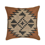 Terra - 20" Square Wool and Jute Kilim Throw Pillow - Mesa - R&R Furniture Gallery (Fountain Valley, CA)