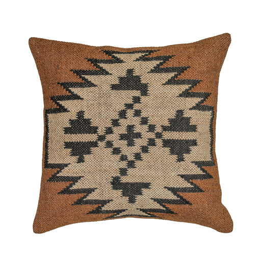 Terra - 20" Square Wool and Jute Kilim Throw Pillow - Mesa - R&R Furniture Gallery (Fountain Valley, CA)