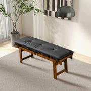 Lucia - Bench - Black - R&R Furniture Gallery (Fountain Valley, CA)