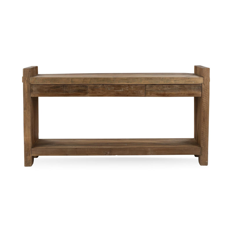 Marsa - 3 Drawer Console Table - Natural - R&R Furniture Gallery (Fountain Valley, CA)