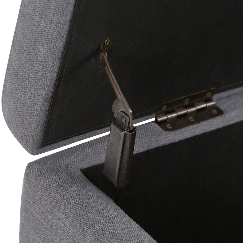 Hamilton - Upholstered Storage Ottoman - R&R Furniture Gallery (Fountain Valley, CA)