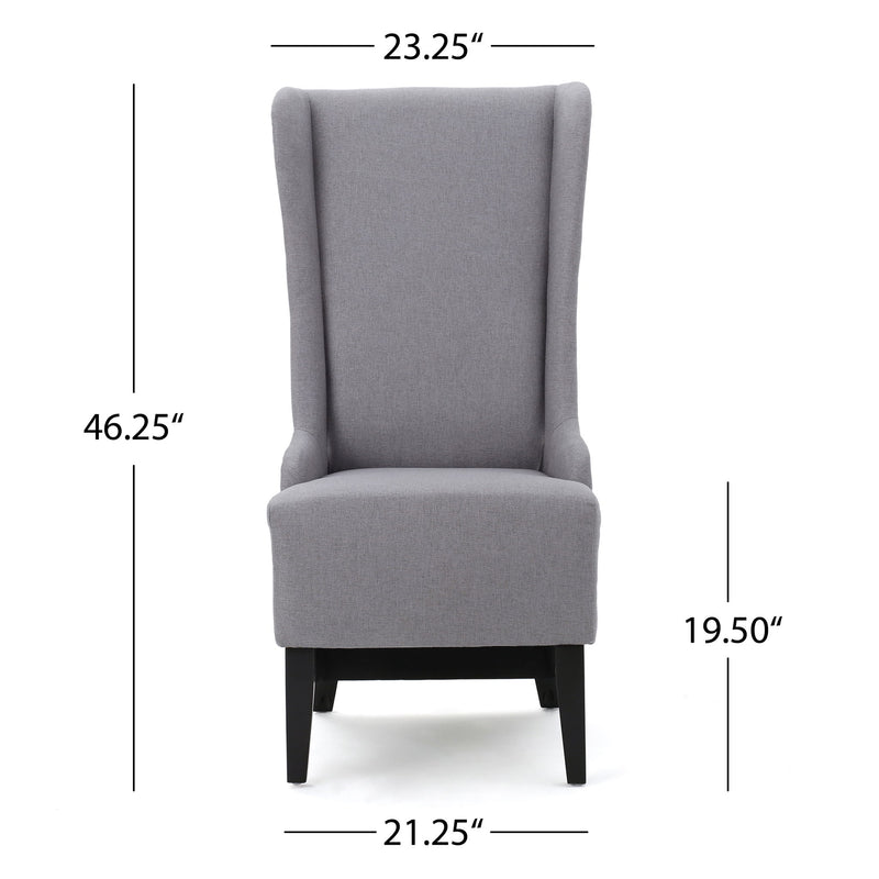 Alight - Upholstered Dining Chair With High Back And Birch Wood Legs (Set of 2) - R&R Furniture Gallery (Fountain Valley, CA)