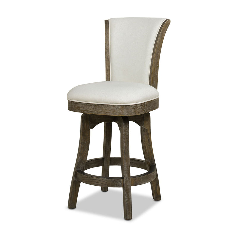 Henry - Armless Swivel Counter Height Bar Stool - R&R Furniture Gallery (Fountain Valley, CA)