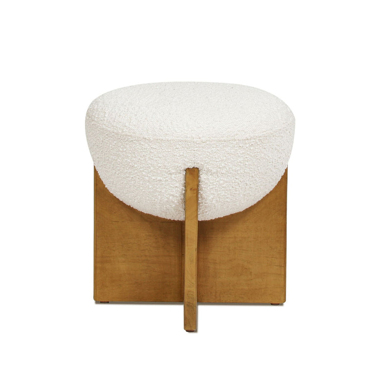 Bali - Round Upholstered Ottoman - R&R Furniture Gallery (Fountain Valley, CA)