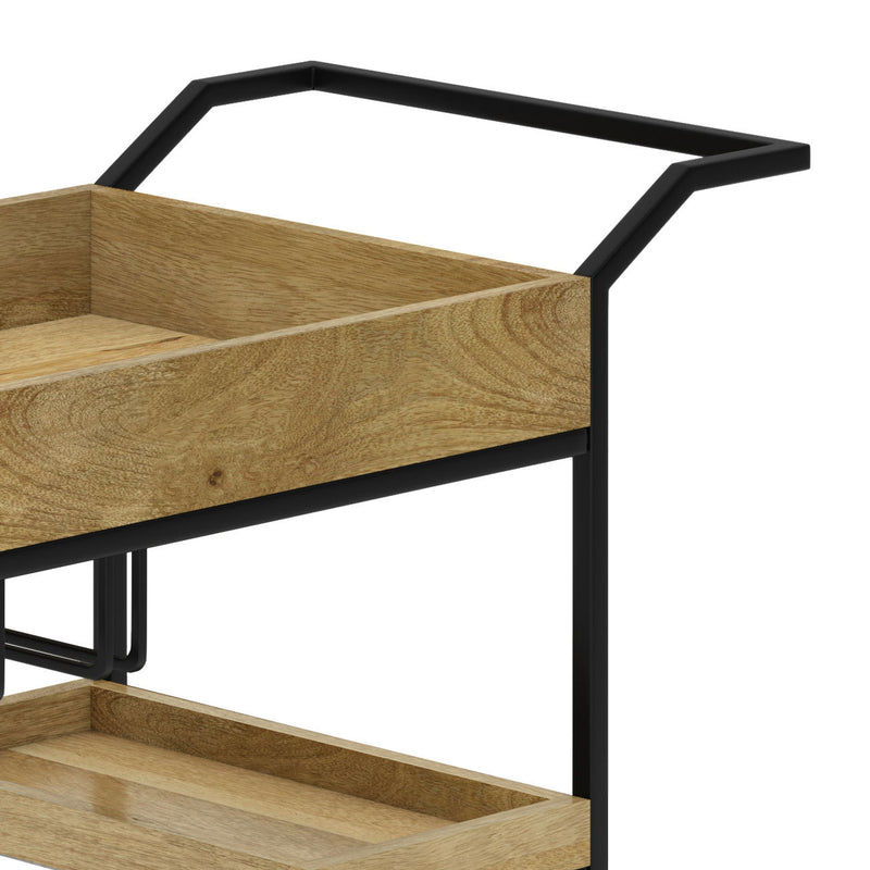 Barnes - Bar Cart - Natural - R&R Furniture Gallery (Fountain Valley, CA)