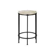 Round Accent Table For Living Room - Black - R&R Furniture Gallery (Fountain Valley, CA)