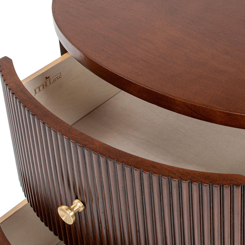 Valentine - 2 Drawer Storage Side Table - R&R Furniture Gallery (Fountain Valley, CA)